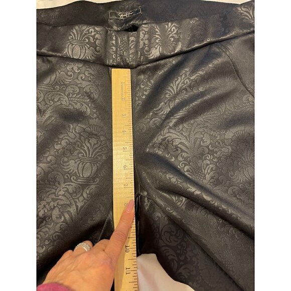 Jessica Simpson Faux Leather Brocade Pattern Leggings Size 1X - Picture 16 of 16